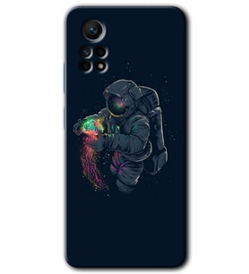 Redmi Note 12 Pro 4G Kılıf HD Desen Baskılı Kılıf - Astronot Kıyafeti