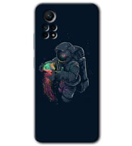 Redmi Note 12 Pro 4G Kılıf HD Desen Baskılı Kılıf - Astronot Kıyafeti
