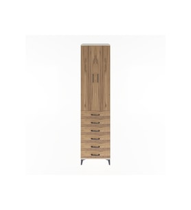Hyperion Dolap 4 Raflı 6 Çekmeceli 2 Kapaklı 60x44x243 Aytaşı-Çam