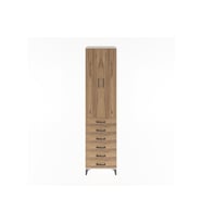 Hyperion Dolap 4 Raflı 6 Çekmeceli 2 Kapaklı 60x44x243 Aytaşı-Çam