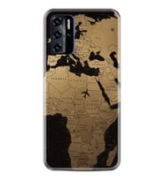 Reeder P13 Blue Max L 2021 Kılıf Silikon Desen Özel Seri Map Planet 1656