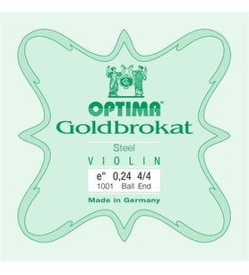 Optima 631525 Goldbrokat Keman Mi (E) Teli (0.26mm)  Efsanevi Goldbrokat Kalitesi Kristal Parlaklığında Tizler ve Hızlı Tepki Veren Yapı