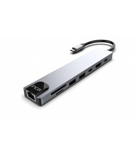 INCA ITPC-7 TYPE-C HUB X8COMBO ÇOKLAYICI