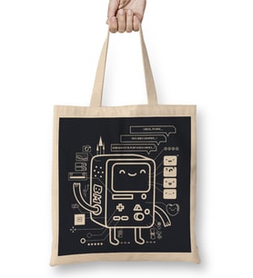 Adventure Time Bmo 04 Bez Çanta Uzun Saplı
