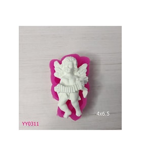 YY0311 Akordeon Çalan Melek Silikon Kalıp