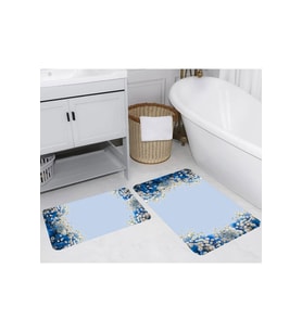 Eliana Home Baskılı 2'li Banyo Paspas Takımı RVG5249