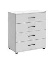 Adore Mobilya White 4 Çekmeceli Şifonyer - Mat Beyaz 65x78x41 cm (GxYxD)