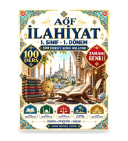 AÖF İLAHİYAT 1. SINIF 1. DÖNEM – 100 DERSTE KONU ANLATIMI TAMAMI RENKLİ