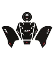 GP Kompozit Honda CB650R 2019-2023 Uyumlu Tank Pad Seti Karbon