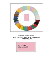 Alex Schoeller Fon Kartonu 160 GR 35x50 10 Pembe