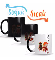 Dota 2 Lina Sihirli Kupa Bardak Porselen