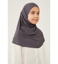 Lavender Pratik Çocuk Eşarp Antrasit CPX0306
