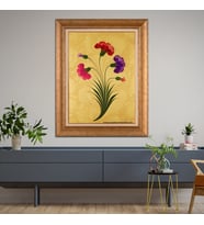 Altın Varaklı Paspartulu Çerçeveli Tablo a1017