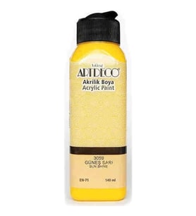 ARTDECO AKRİLİK BOYA 140 ML. GÜNEŞ SARI Y-070R-3059