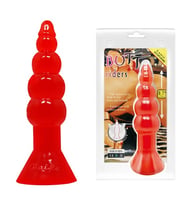 Pretty Love Butt Riders 17 CM Boğumlu Silikon Vantuzlu  Plug Dildo Tıkaç