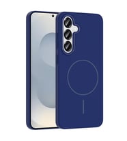 Samsung Galaxy S25 Uyumlu Kılıf M-safe Şarj Özellikli Zore Ruby Sert Kapak