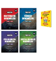 TYT Master Matematik Türkçe Fen ve Sosyal Bilimler Tüm Dersler Deneme Seti
