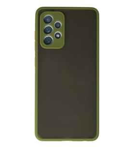Newface Samsung Galaxy A72 Kılıf Montreal Silikon Kapak - Yeşil
