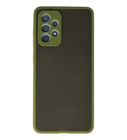 Newface Samsung Galaxy A72 Kılıf Montreal Silikon Kapak - Yeşil
