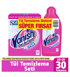 Vanish Kosla Tül Set (Toz 400/450 gr + Tül Parlatıcı 450 ml)