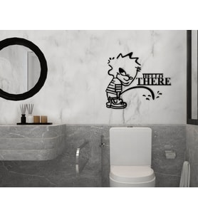 BK Home Banyo Tuvalet Duvar Süsü-5 (Siyah)