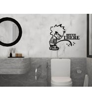 BK Home Banyo Tuvalet Duvar Süsü-5 (Siyah)