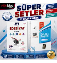 Limit Yayınları AYT Edebiyat El Kitabı ile AYT Türk Dili ve Edebiyatı Soru Bankası 2 Kitap Set