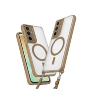 Samsung Galaxy S24 Fe Kılıf Enka Magsafe Silikon Kılıf - Desert