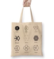 Logo Exo Bez Çanta Uzun Saplı