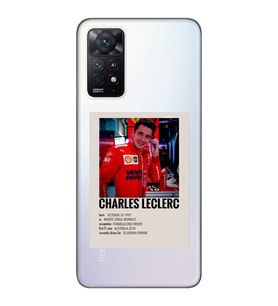 Redmi Note 12 Pro 4G Uyumlu Charles Leclerc Desenli Şeffaf Telefon Kılıfı
