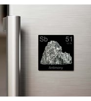 Antimony (Antimon) Elementi – Buzdolap Magneti – 9x9 cm