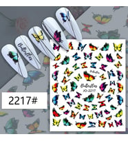 Adanil Renk Geçişli Kelebek Sticker J0-2217