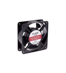 Class Cf-278 120x120x38 Ac 220 Volt 2 Pin 50/60 Hz 0.14a Fan (Siyah)