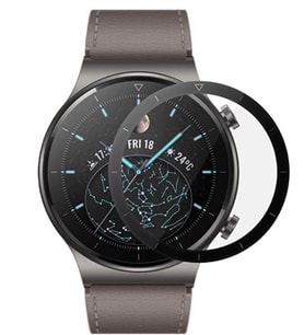 Huawei Watch GT2 Pro  46mm Tam Kaplayan Polymer Nano Full Ekran Koruyucu Siyah