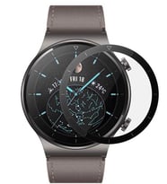 Huawei Watch GT2 Pro  46mm Tam Kaplayan Polymer Nano Full Ekran Koruyucu Siyah