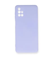 Galaxy M51 Kılıf Nano Içi Kadife Silikon - Lila