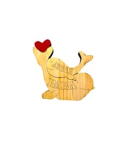 Kişiye Özel Ahşap Yunus Ailesi Puzzle