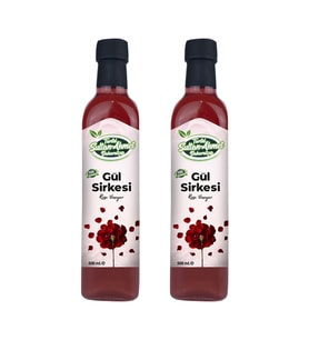 Tarihi SultanAhmet Baharatçısı Gul Sirkesi 2x500 ml – %100 Katkısız Doğal  Özel Üretim