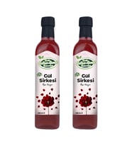 Tarihi SultanAhmet Baharatçısı Gul Sirkesi 2x500 ml – %100 Katkısız Doğal  Özel Üretim