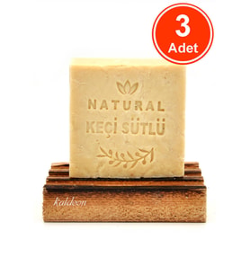 Keçi Sütü Sabunu El Yapımı Doğal 120 G x 3 Adet