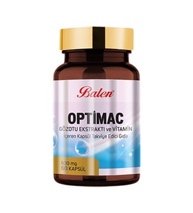 Balen Optimac Göz Otu Ekstraktı Ve Vitamin, 630Mg 60 Kapsul