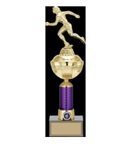 ODAK KUPA - Figürlü Kupalar - Atletizm Kadın Figürlü Kupalar FG-059 C - 41 cm