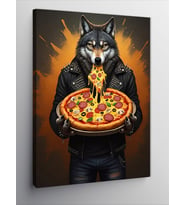 Kanvas Tablo Pizza Tutan Kurt