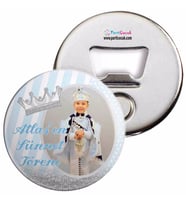 Sünnet Düğün Gümüş Simli Açacaklı Magnet