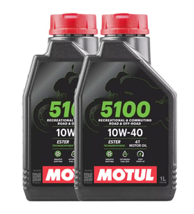 Motul 5100 10w40 1lt Motosiklet Motor Yağı - 2 ADET