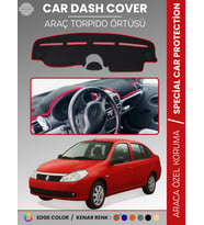 RENAULT SYMBOL 2 AIRBAGLI (2008-2013) Torpido Örtüsü Ön Göğüs Koruma Torpido Koruma Birebir Uyum