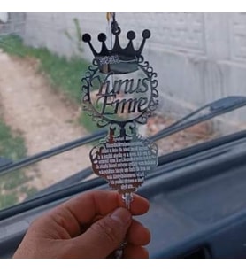Kişiye Özel Araba Süsü Pleksi Dikiz Aynası Süsü