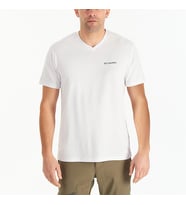 Columbia Csc M Basic Sm Logo Brushed Erkek T-shirt (Beyaz)