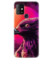INFINIX Hot 8 9 10 11S Hot 10 Play 10T Kılıf Desemli Silikon Red Eagle 1752