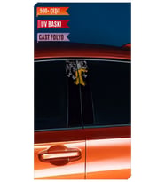 Araç Kapı Direk Kaplama Folyosu Kill Bill Desenli (Sağ Sol Takım) (2 Adet) - 22x (Çok Renkli)